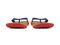 SOLE Beach Flips - Men's Arch Support Sandal - Navy front  