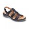 Revere Toledo Backstrap Leather Sandals - on Sale - Women's - Black - Angle