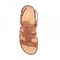 Revere Toledo Backstrap Leather Sandals - on Sale - Women's - Cognac - Overhead