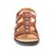 Revere Toledo Backstrap Leather Sandals - on Sale - Women's - Cognac - Front