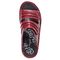 Propet June Women's Hook & Loop Sandals - Red - Top