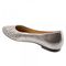 Trotters Signature Estee Woven Women's Casual Flats - Silver - back34
