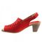 Trotters Minnie Women's Heeled Sandal - Red Nu - inside