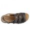Trotters Tonya Women's Adjustable Strap Sandal - Black - top