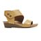 Rockport Cobb Hill Hollywood Cuff Sandal - Amber Leather - Side