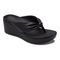 Vionic Arabella Women's Wedge Toe Post Sandals - Black - 1 main view