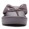 Vionic Arabella Women's Wedge Toe Post Sandals - Pewter - 6 front view