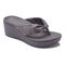 Vionic Arabella Women's Wedge Toe Post Sandals - Pewter - 1 main view