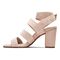 Vionic Perk Blaire - Women's Strappy Heel - Rose Suede 2 left view V2