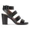 Vionic Perk Blaire - Women's Strappy Heel - Black Tumbled Leather - 4 right view