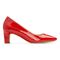 Vionic Madison Mia - Women's Block Heel Pump - Cherry Patent - 4 right view