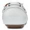 Vionic Honor Virginia - Women's Supportive Boat Shoe - White Leather - 5 back view