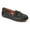 Vionic Honor Virginia - Women's Supportive Boat Shoe - Black-Leather - 1 profile view