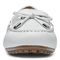 Vionic Honor Virginia - Women's Supportive Boat Shoe - White Leather - 6 front view
