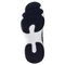 Propet Wash N Wear SlipOn Knit Womens Slip Resistant - White/Navy - sole view