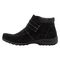 Propet Delaney Strap Womens Boots - Black Suede - instep view