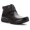 Propet Delaney Strap Women's Hook & Loop Boots - Black - Angle
