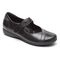 Aravon Alana Mary Jane - Women's Leather Shoe - Black - Angle