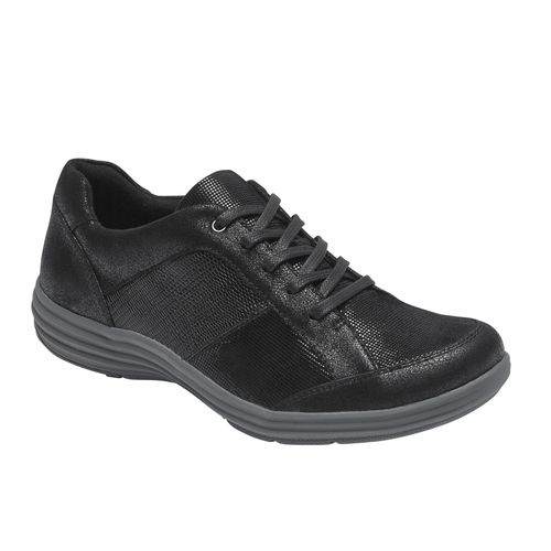 Aravon Beaumont Lace - Women's Comfort Shoe - Black Multi- Angle