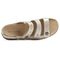 Aravon Power Comfort 3 Strap Women's Sandal - Metallic San - Top
