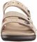 Aravon Power Comfort 3 Strap Women's Sandal - Metallic San