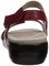 Aravon Power Comfort 3 Strap Women's Sandal - Rio Red Leather