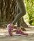Vionic Walker Women's Plantar Fasciitis Shoe - Dusty Cedar Suede - 23WALK DUSTY CEDAR ON FOOT 01 Lifestyle