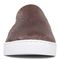 Vionic Splendid Midi Velvet Slip-on Comfort Shoe - Grey - 6 front view