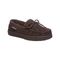 Bearpaw Kids' Moc Suede Slipper - Youth - Boys / Girls - 1295Y  205 - Chocolate - Profile View