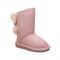 Bearpaw Boshie Toddler Suede Boot - 1669T  636 - Pink Glitter - Profile View