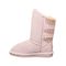 Bearpaw Boshie Youth - Kids' Suede Boots - 1669Y  635 - Pale Pink - Side View
