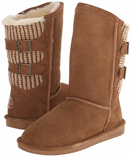 Bearpaw Boshie Youth - Kids' Suede Boots - 1669Y - Hickory Neverwet