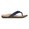 Vionic Tide Aloe Women's Orthotic Sandals - Navy Leather - 4 right view