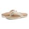 Vionic Tide Aloe Women's Orthotic Sandals - Cream - pair left angle