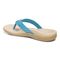 Vionic Tide Aloe Women's Orthotic Sandals - Lake Blue - Back angle