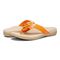 Vionic Tide Aloe Women's Orthotic Sandals - Marigold - pair left angle