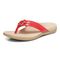 Vionic Tide Aloe Women's Orthotic Sandals - Poppy - Left angle