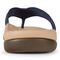 Vionic Tide Aloe Women's Orthotic Sandals - Navy Leather - 5 back view