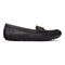 Vionic Hilo Women's Supportive Moccasin - Black-Leather 4 right view