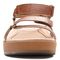 Vionic Kayan Women's Platform Sandal - Toffee - 6 front view