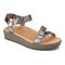 Vionic Kayan Women's Platform Sandal - Pewter Metallic - 1 main view
