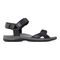 Vionic Leo Men's Adjustable Strap Orthotic Sandal - Black - 4 right view