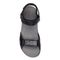 Vionic Leo Men's Adjustable Strap Orthotic Sandal - Black - 3 top view