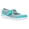 Propet TravelActiv Mary Jo Womens Active Travel - Turquoise Mesh - angle view - main