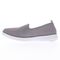 Propet Women's TravelFit Slip-On Casual Shoes - Grey/Pink - Instep Side
