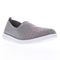Propet Women's TravelFit Slip-On Casual Shoes - Grey/Pink - Angle