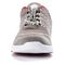Propet TravelWalker EVO Women's Toggle Clasp Athletic Shoes - Grey/Crimson - Front