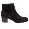 Trotters Shannon - Black Suede - outside