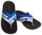 Spenco Triple Strap Women's Comfort Sandal - Blue/Silver - Pair