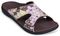 Spenco Kholo 2 Luau Women's Slide Sandal - French Roast - Profile